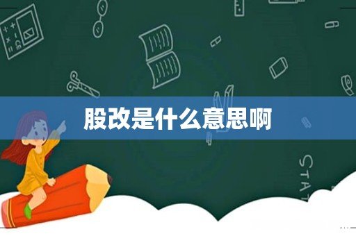股改是什么意思啊