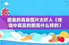 传说中真实的鲲是什么样的 鲲鱼的真身图片太吓人