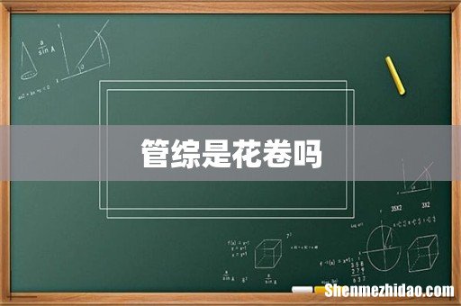 管综是花卷吗