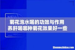 菊花泡水喝的功效与作用 养肝喝哪种菊花效果好一些