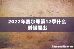 2022年赛尔号第12季什么时候播出