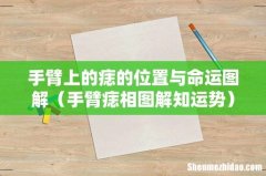 手臂痣相图解知运势 手臂上的痣的位置与命运图解