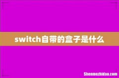switch自带的盒子是什么
