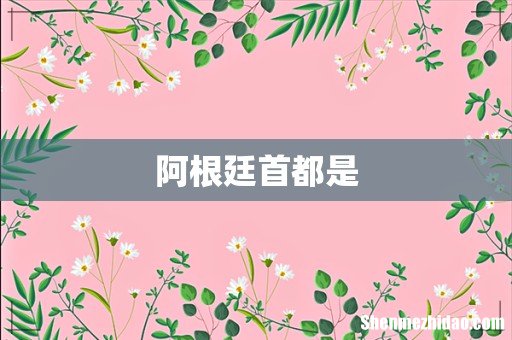 阿根廷首都是