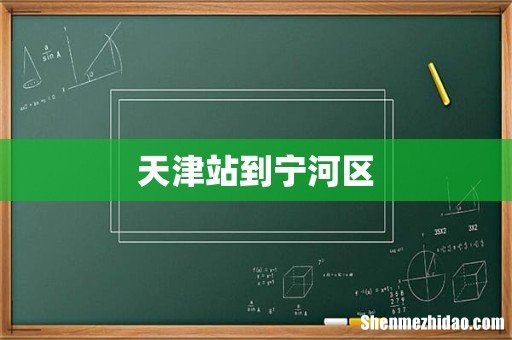 天津站到宁河区