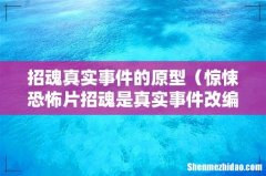 惊悚恐怖片招魂是真实事件改编的吗 招魂真实事件的原型