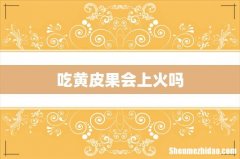 吃黄皮果会上火吗