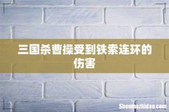 三国杀曹操受到铁索连环的伤害