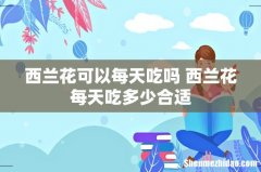 西兰花可以每天吃吗 西兰花每天吃多少合适