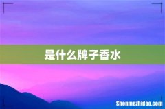 是什么牌子香水