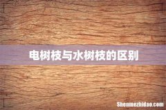 电树枝与水树枝的区别