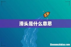 滑头是什么意思