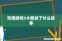 饥饿游戏3大概讲了什么故事