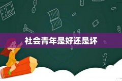 社会青年是好还是坏