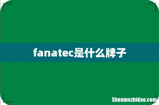 fanatec是什么牌子