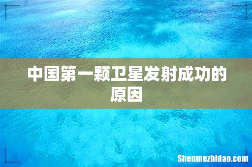 中国第一颗卫星发射成功的原因