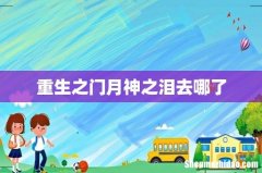 重生之门月神之泪去哪了