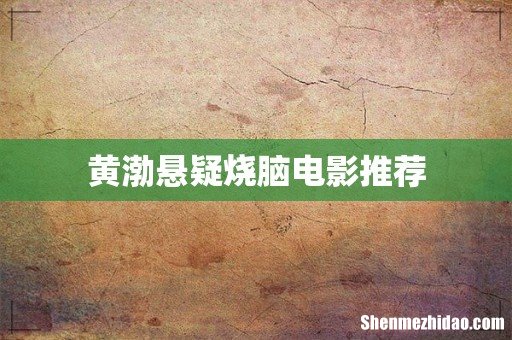 黄渤悬疑烧脑电影推荐