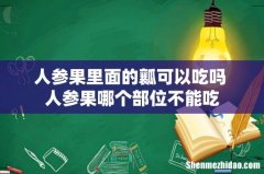 人参果里面的瓤可以吃吗 人参果哪个部位不能吃