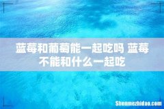 蓝莓和葡萄能一起吃吗 蓝莓不能和什么一起吃