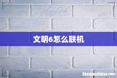 文明6怎么联机