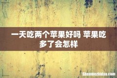 一天吃两个苹果好吗 苹果吃多了会怎样