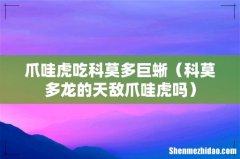 科莫多龙的天敌爪哇虎吗 爪哇虎吃科莫多巨蜥