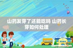 山药发芽了还能吃吗 山药长芽如何处理