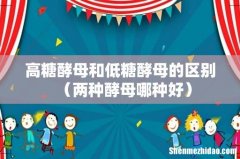 两种酵母哪种好 高糖酵母和低糖酵母的区别