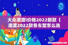凌渡2022款各车型怎么选 大众凌渡l价格2022新款