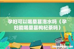 孕妇能喝桑葚枸杞茶吗 孕妇可以喝桑葚泡水吗