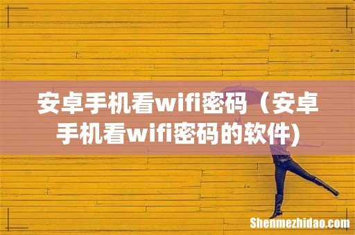 安卓手机看wifi密码(安卓手机看wifi密码的软件)