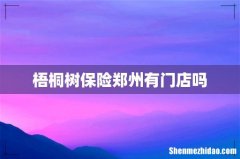 梧桐树保险郑州有门店吗