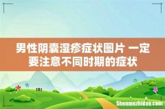 男性阴囊湿疹症状图片 一定要注意不同时期的症状