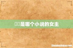 婳婳是哪个小说的女主