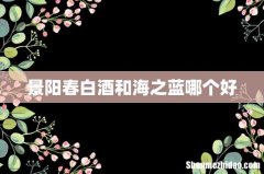 景阳春白酒和海之蓝哪个好