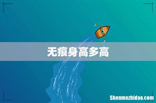 无痕身高多高