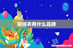 羽绒衣有什么品牌