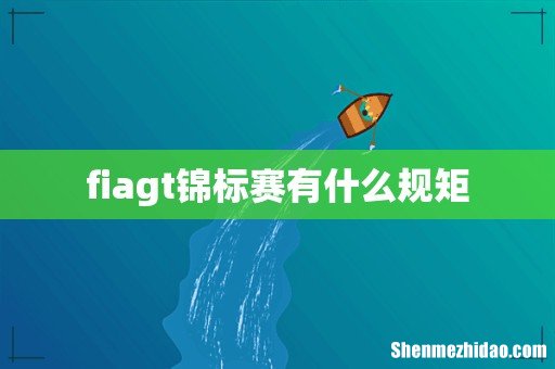 fiagt锦标赛有什么规矩