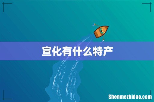 宣化有什么特产