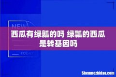 西瓜有绿瓤的吗 绿瓢的西瓜是转基因吗