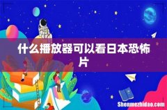 什么播放器可以看日本恐怖片