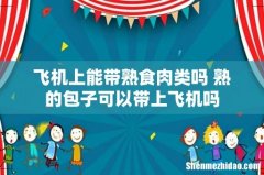 飞机上能带熟食肉类吗 熟的包子可以带上飞机吗