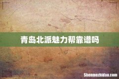 青岛北派魅力帮靠谱吗
