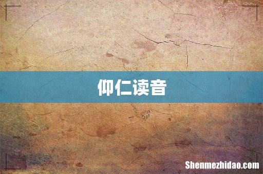 仰仁读音