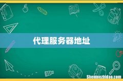 代理服务器地址