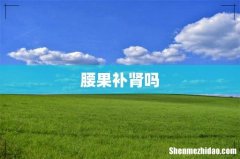 腰果补肾吗