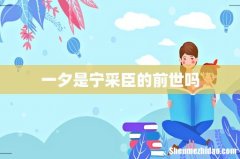 一夕是宁采臣的前世吗