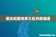萧炎和紫妍多久在丹塔相遇