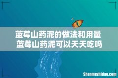 蓝莓山药泥的做法和用量 蓝莓山药泥可以天天吃吗